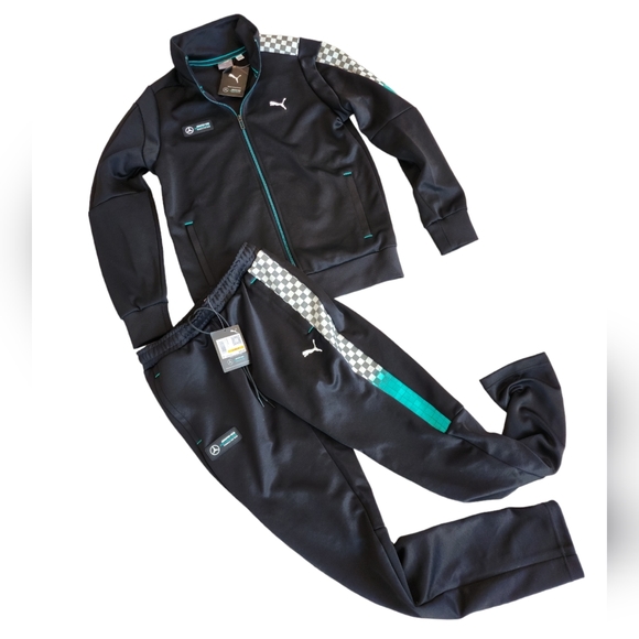 Mercedes F1 T7 Men's Track suit puma men's sizes small medium 2x - Picture 1 of 11
